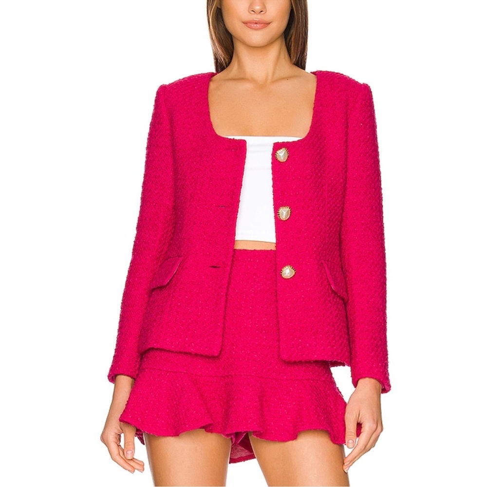 Amanda Uprichard Silvana Tweed Skirt Set NEW